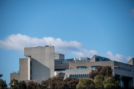 Exterior of the National Gallery, Canberra.