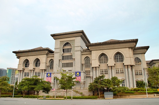 Malaysia federal court building located at Putrajaya