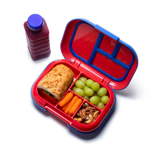 istock Back to School Lunch Box on White Background 1415099528