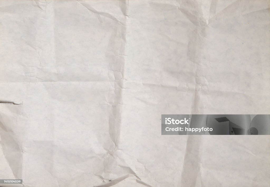 Old paper Old wrinkled paper as background Paper Stock Photo