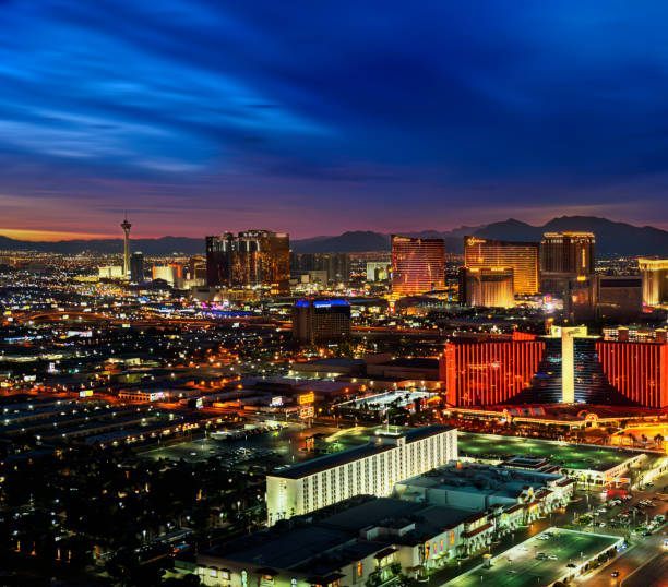 Las Vegas Sunrise stock photo