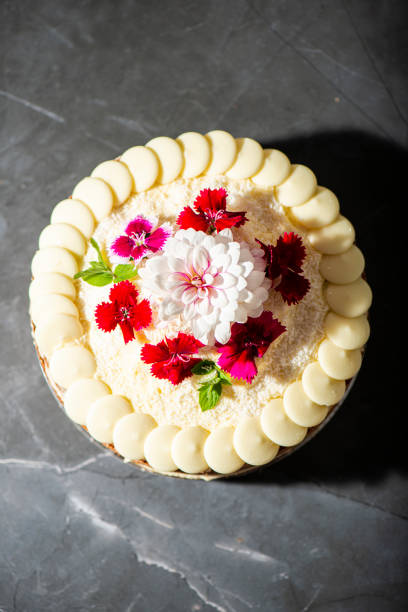 istock Strawberry Sponge Cake with Mascarpone Cream 1415104903