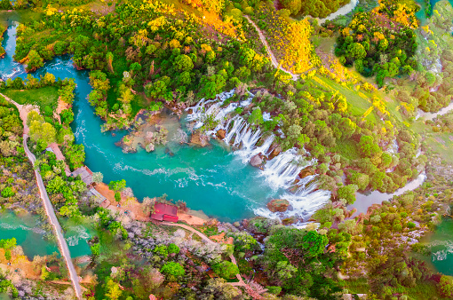 Kravice waterfall on the Trebizat River in Bosnia and Herzegovina