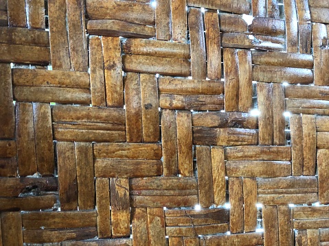 Interesting and unique woven bamboo texture photos