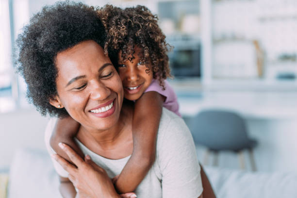 istock Mother and daughter at home. 1415121859