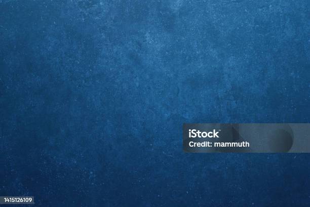 Blue Grunge Texture Stock Photo - Download Image Now - Blue Background, Textured Effect, Textured
