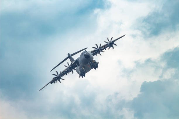 istock Airbus A400 M Atlas in flight 1415126664