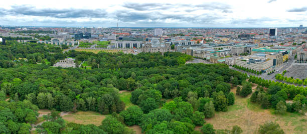 istock Brandenburg Gate in Berlin, Germany aerial view 1415132196