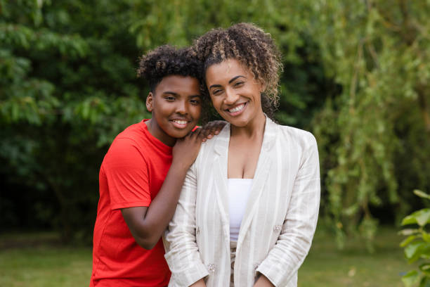 istock Mother and Son Smiling 1415136531