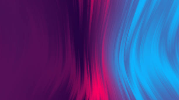 istock Abstract Colorful liquid or Fluid Flowing in wavy pattern. Colorful Animation with modern Purple Blue neon colors 1415136617