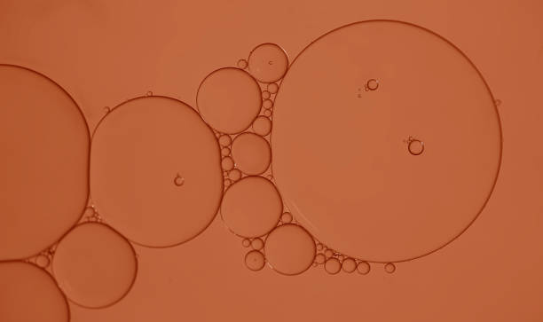 istock Art image of oil and water  bubbles background. 1415138449