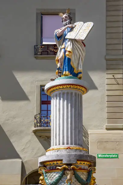 Moses Fountain is a fountain on Münsterplatz in the Old City of Bern, Switzerland.