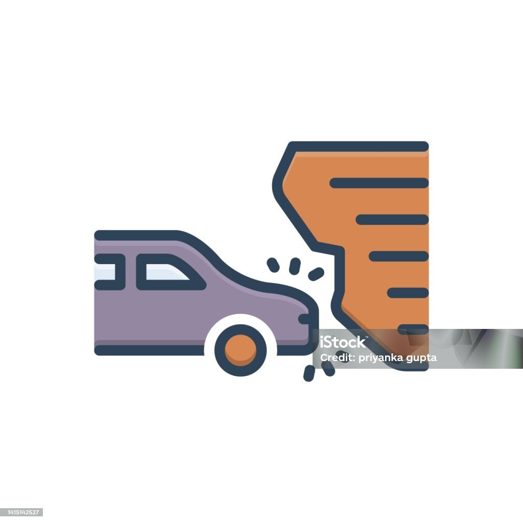 Choque Autos Vector Ilustración de Colisión De Choque y más Vectores Libres de Derechos de ...