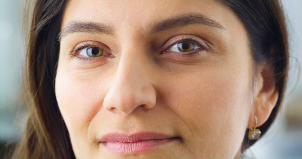 istock Woman looking at camera 1415144117