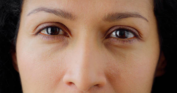 istock Serious woman looking at camera 1415144134