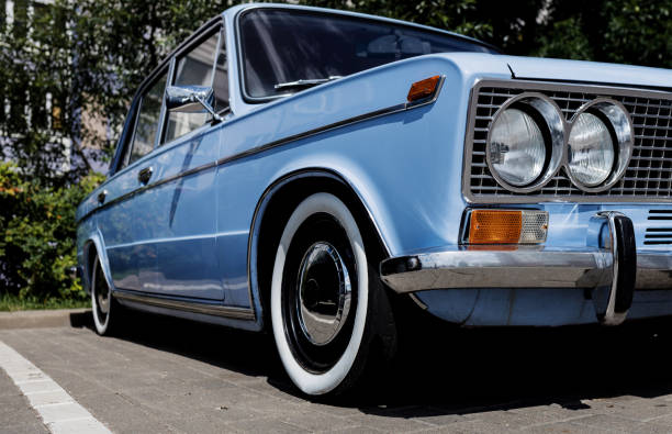 istock Part of old car. 1415145382