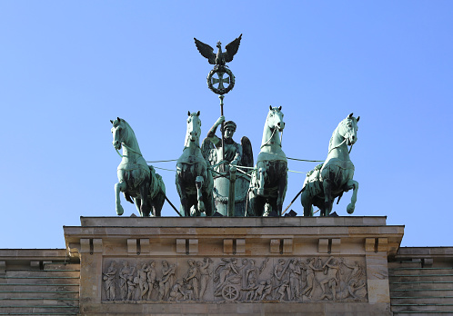 Branderburger Tor (Brandenburg Gate) of Berlin, Germany