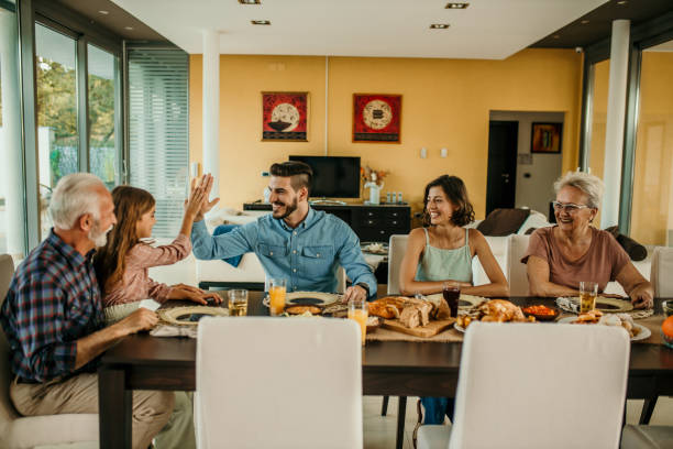 istock Weekend family lunch 1415147098