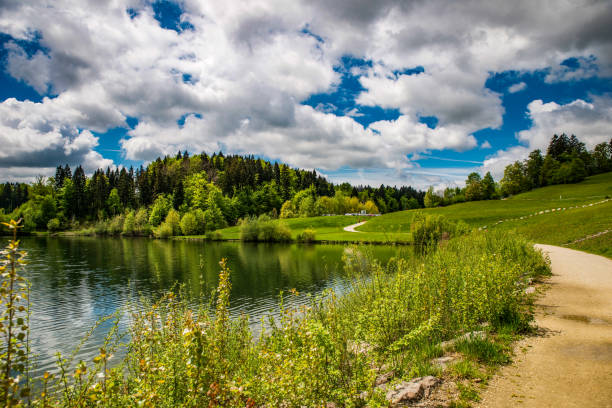 istock Gradisko lake, Lukovica, Slovenia 1415147231