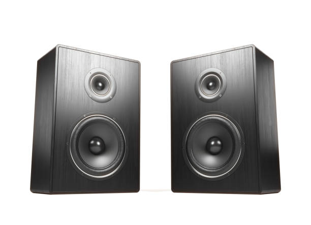 istock Sound Speakers on White Background 1415147251