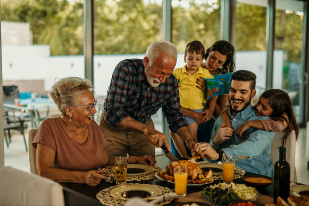 istock Love, care and gathering at the table 1415149164