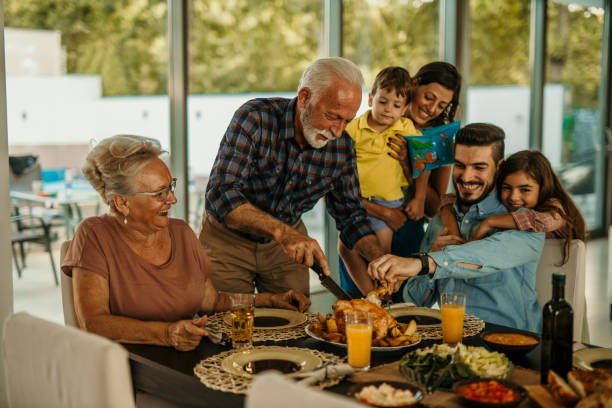 istock Family around the table 1415149215