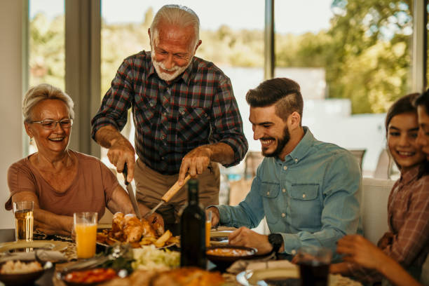 istock Loving family having lunch together 1415149872