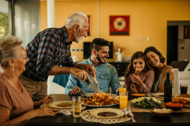 istock This chicken wing is amazing grandpa 1415150243