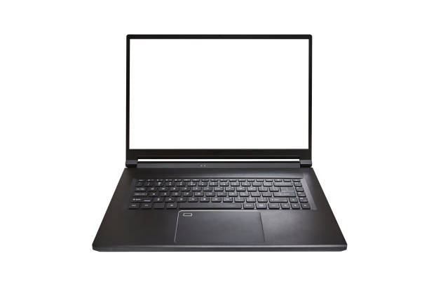 istock Laptop isolated on white background with clipping paths for laptop and screen. 1415151224