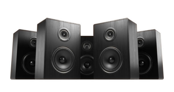 istock Sound Speakers on White Background 1415151236