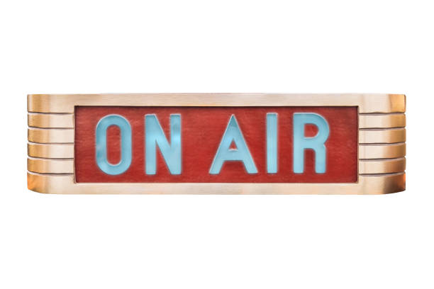 istock Studio On Air sign isolated on a white background 1415153331