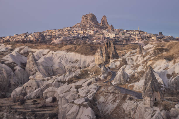 istock Uchisar Castle at sunrise 1415163243
