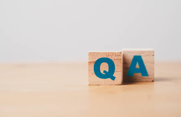 istock Q alphabet in front of A alphabet for question and answer concept. 1415169977