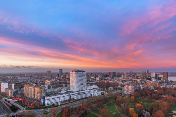 istock Rotterdam, Netherlands City Skyline 1415181141