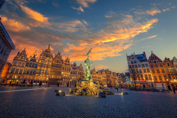 istock Grote Markt of Antwerp, Belgium 1415182420
