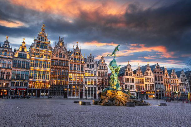 istock Grote Markt of Antwerp, Belgium 1415182507
