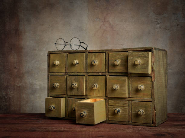 istock primitive grunge drawer cabinet 1415191747