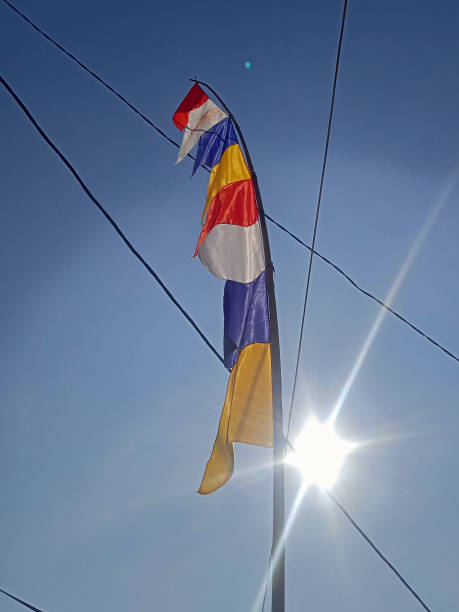 istock pennant flag as decoration 1415193433