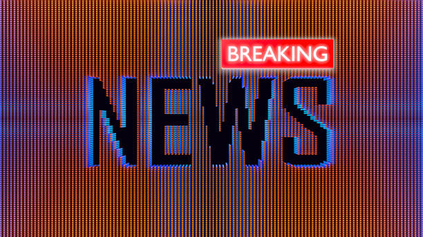 istock NEWS in Metallic pixels.Clean simple pattern background for news etc. 3D render. 1415195781