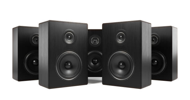 istock Sound Speakers on White Background 1415196955