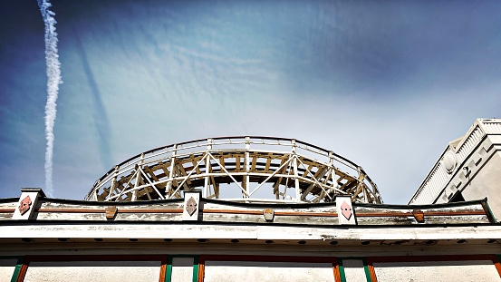 Details of an Old Rollercoaster
