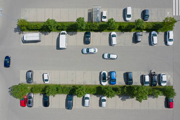 istock Parking Lot, Aerial View 1415215045