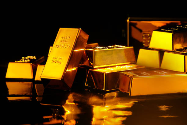 istock Gold bars , business and finance concept. 1415218965