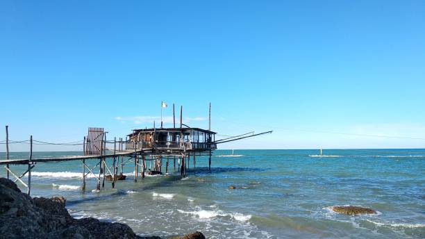 istock Fishing spot at the seaside 1415222352