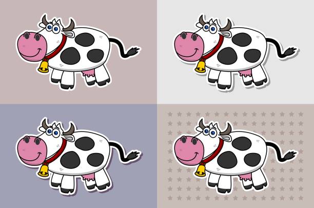 Vaca Bebe Vectores Libres de Derechos - iStock