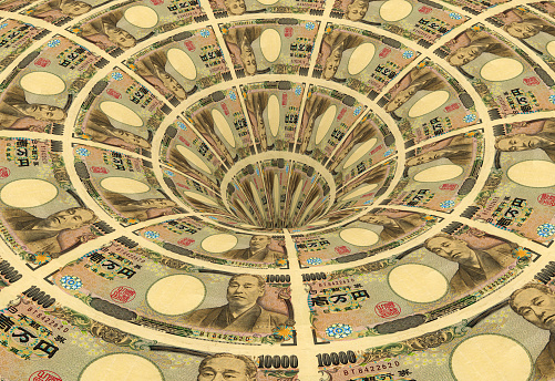 Yen flows into a bottomless funnel