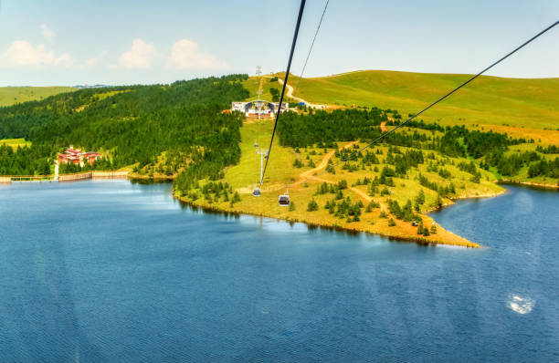 istock Gold Gondola in operations during summer day at Zlatibor. 1415226322