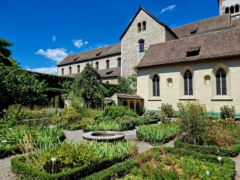 Corbigny,France - October 17, 2016: The Saint Leonard Abbaye in Corbigny, in Nievre, Burgundy, France