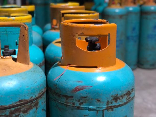 istock Gas tanks industry 1415238788