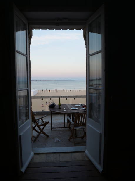 istock The Pouliguen beach at dusk. 1415244185